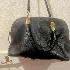 Cole Hahn black leather purse